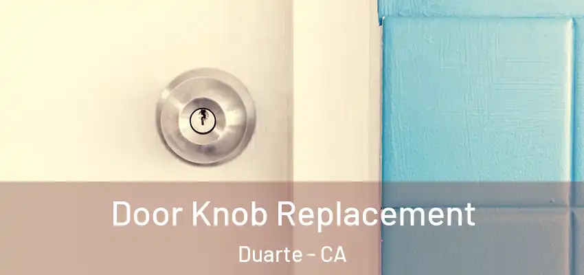  Door Knob Replacement Duarte - CA